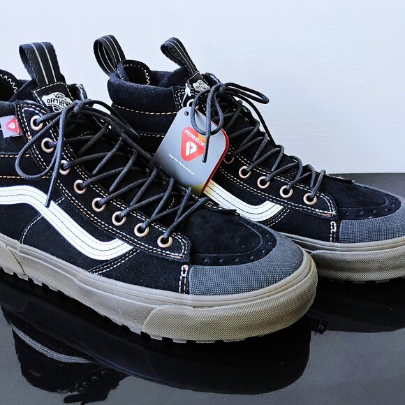 Vans Men's Sk8-Hi MTE-2 Waterproof Suede in Classic Combinations Khaki/Black - Picture 4 of 15